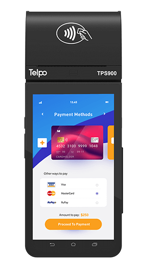 Telpo-TPS900 Android mobile pos machine