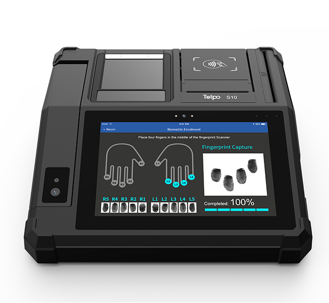Telpo-S10-biometric scanner terminal