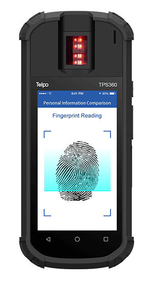TPS360-Handheld Fingeprint Biometric Devices
