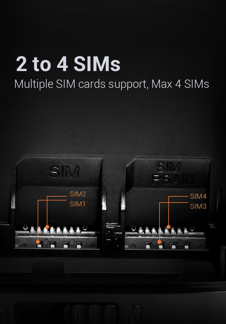4sim POS TPS320 for different operator