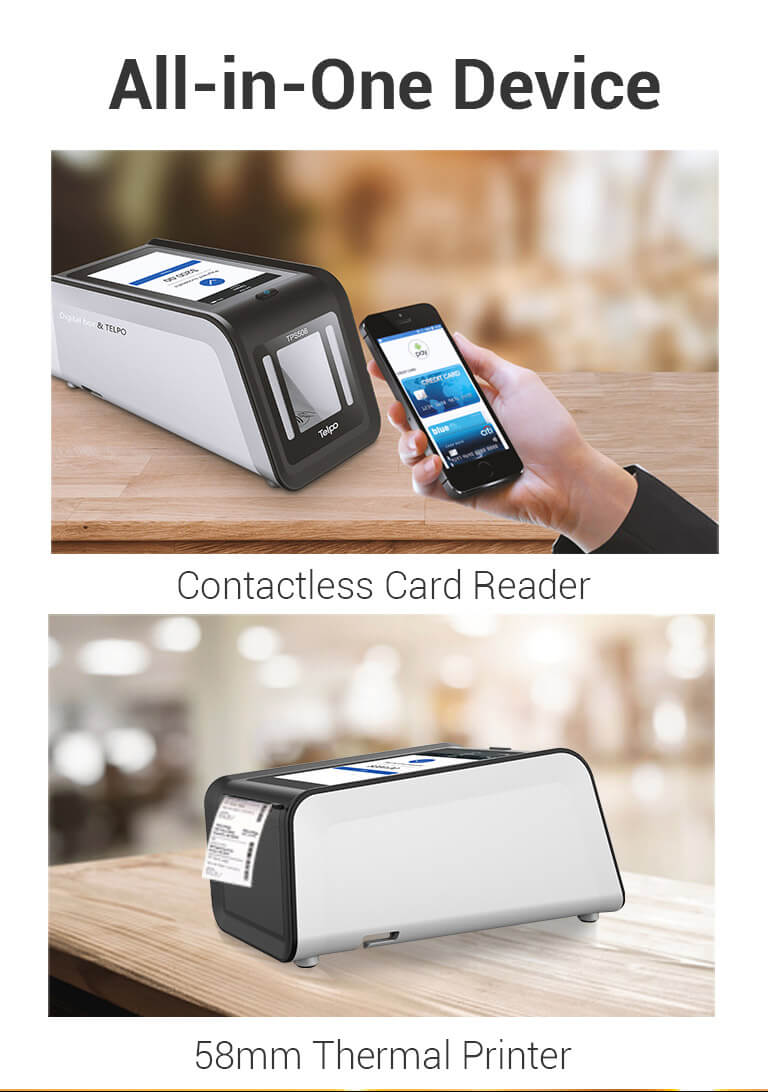 All-in-one QR code POS system device