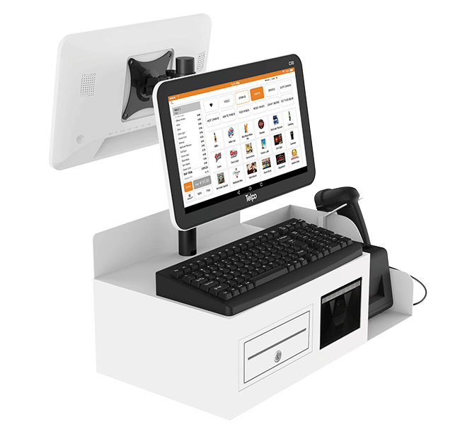 Supermarket Integrated Cash Register with Scanner