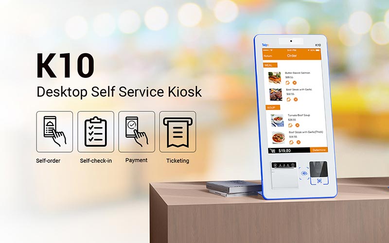Telpo K10 Desktop mini self service kiosk machine