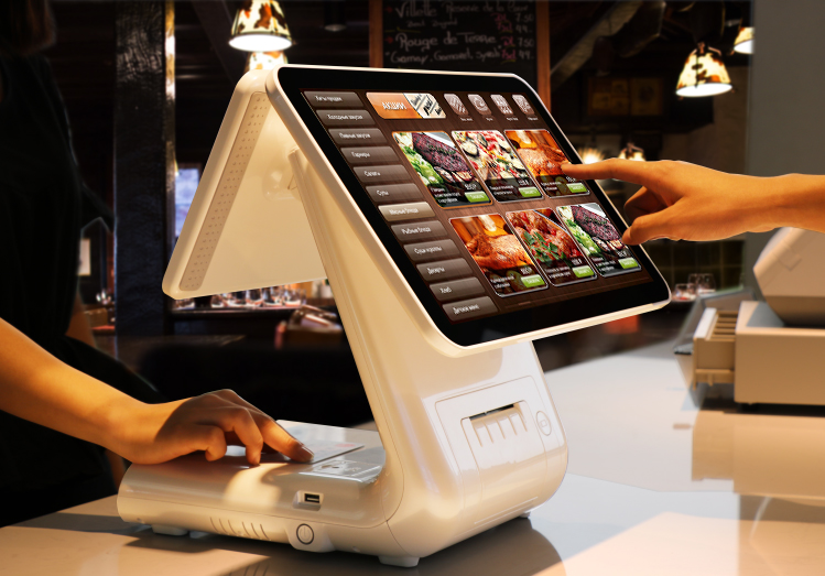  Touch screen cash register machine