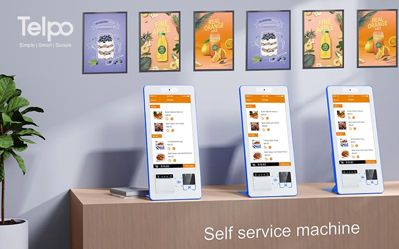 self service kiosk machine for kfc restuarant