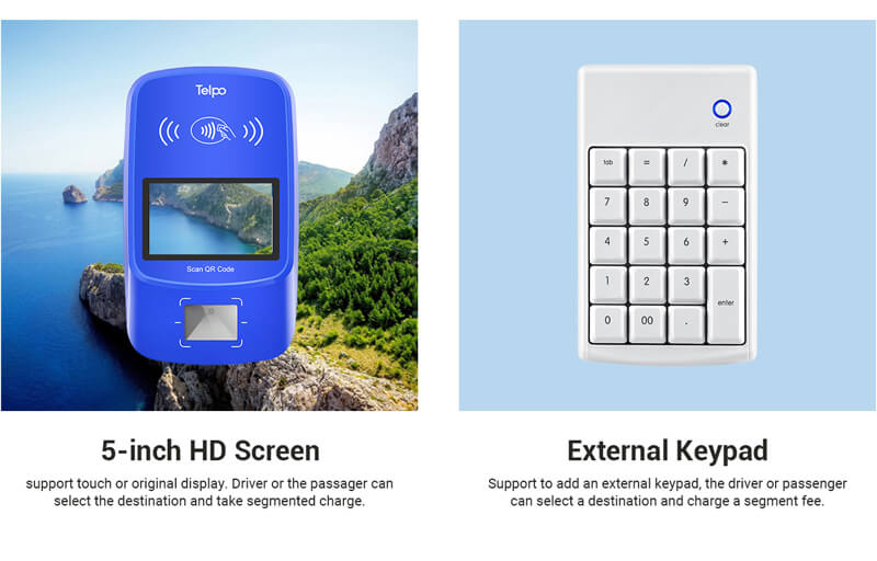 touch screen Smart Bus Ticketing Machine with keypad