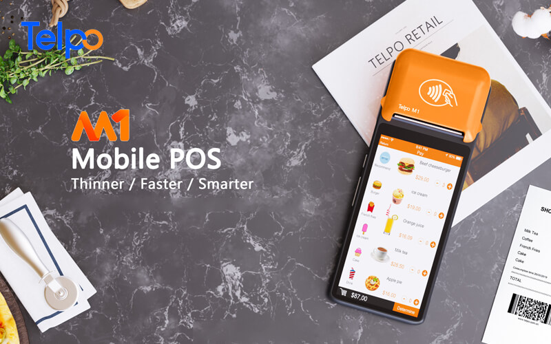 New generation Android mobile POS Telpo M1 handles online and offline management