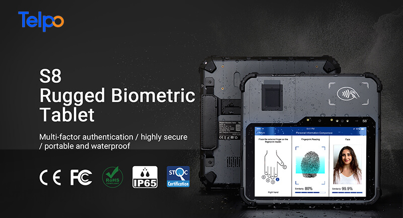 biometric identification tablet S8