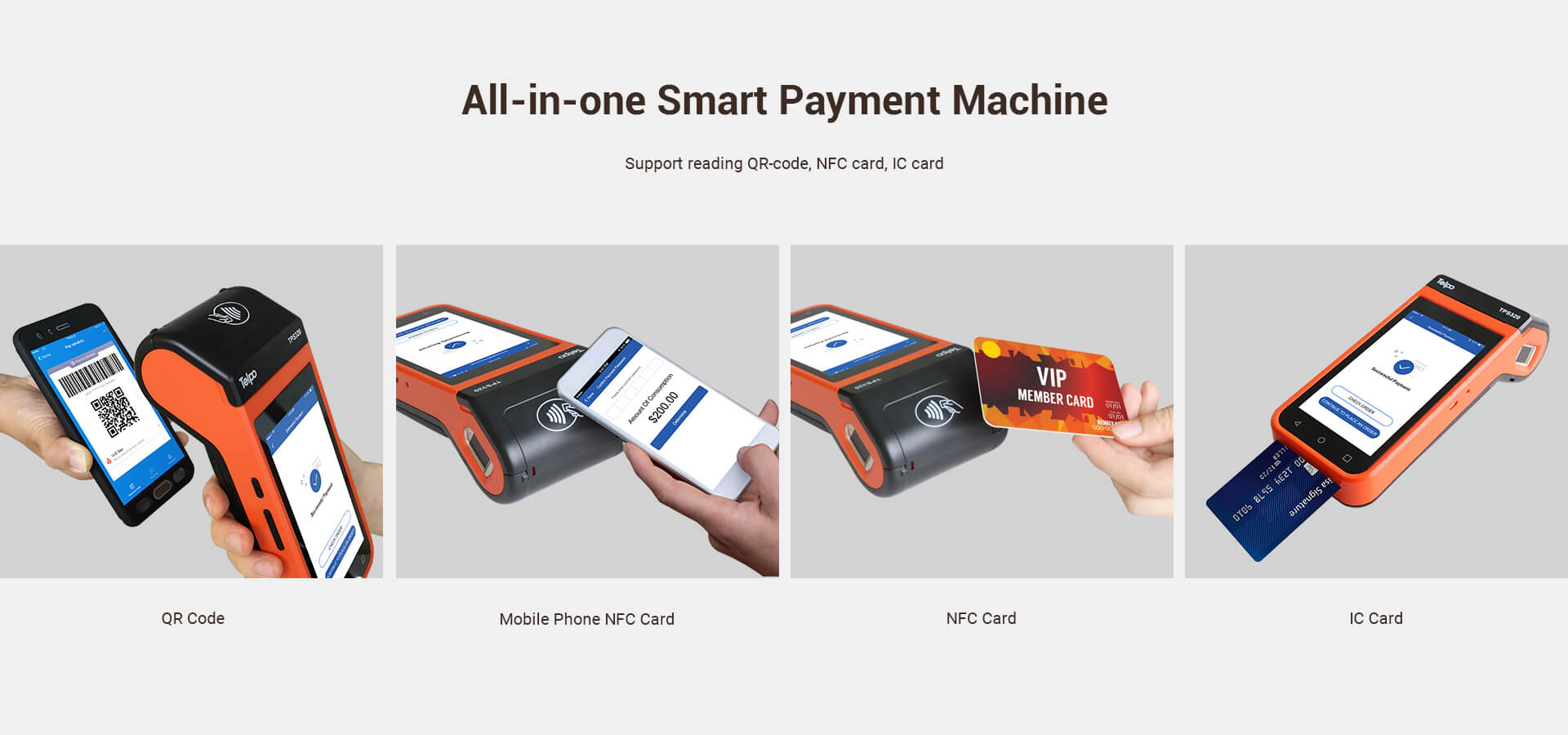 QR-code Mobile POS Device for Payment 