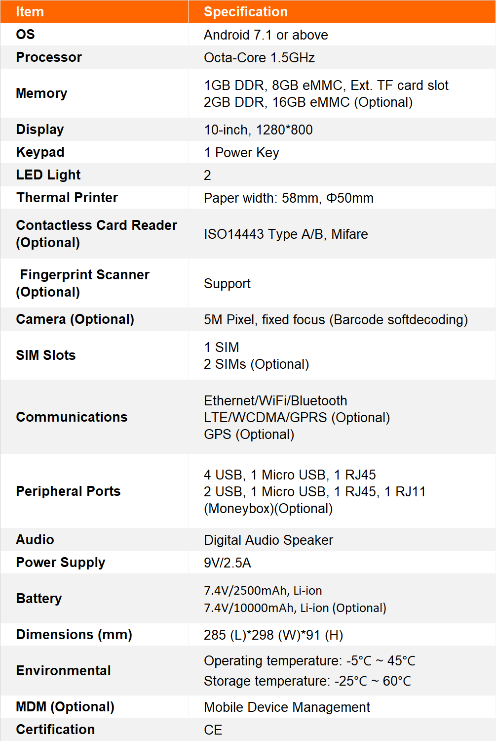 Telpo-TPS520-specification.png