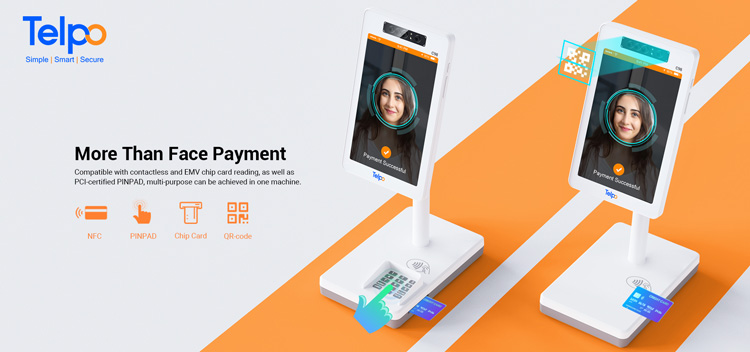 face recognition POS machine with card payment
