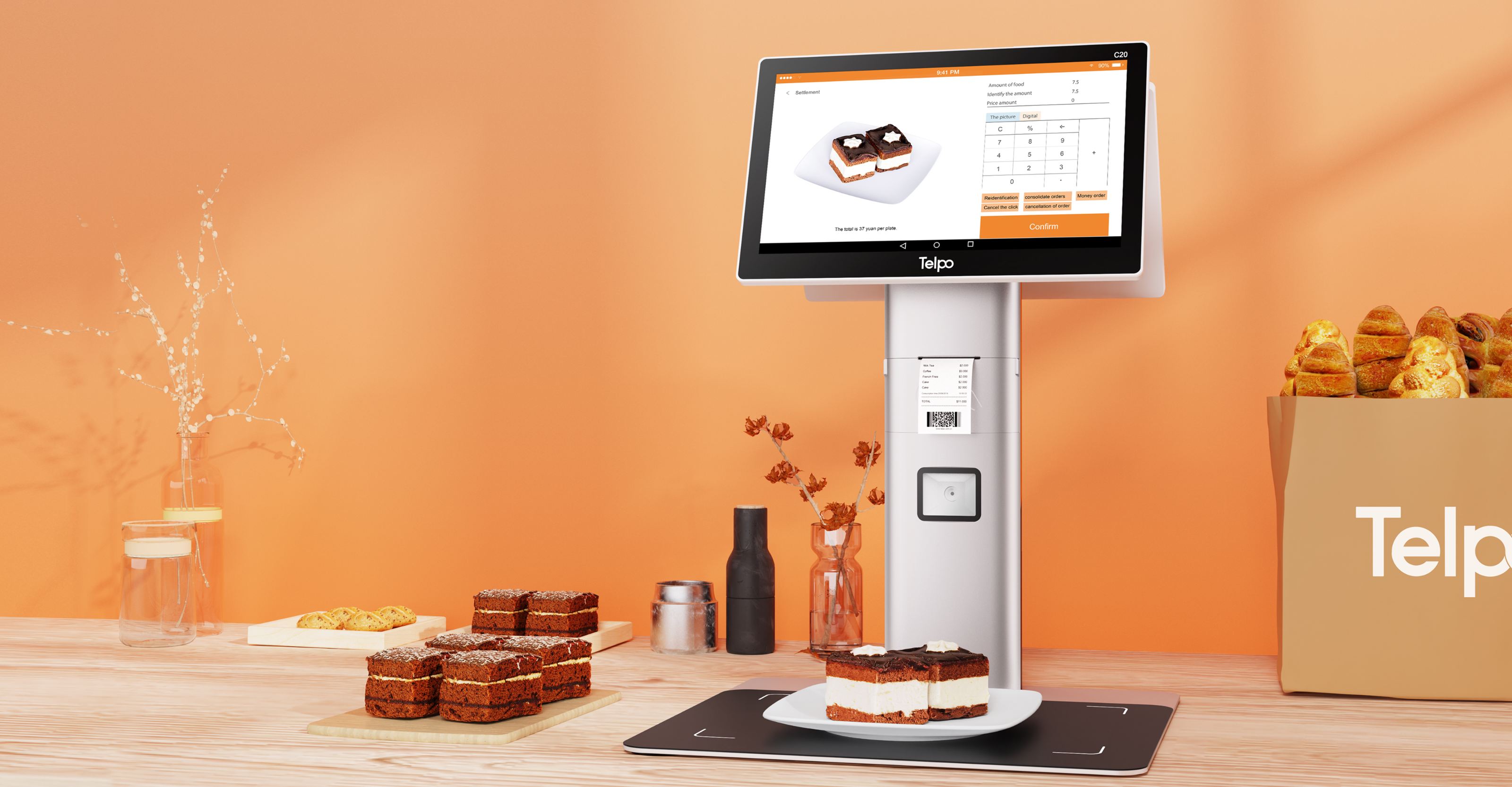 AI automatic cash register machine