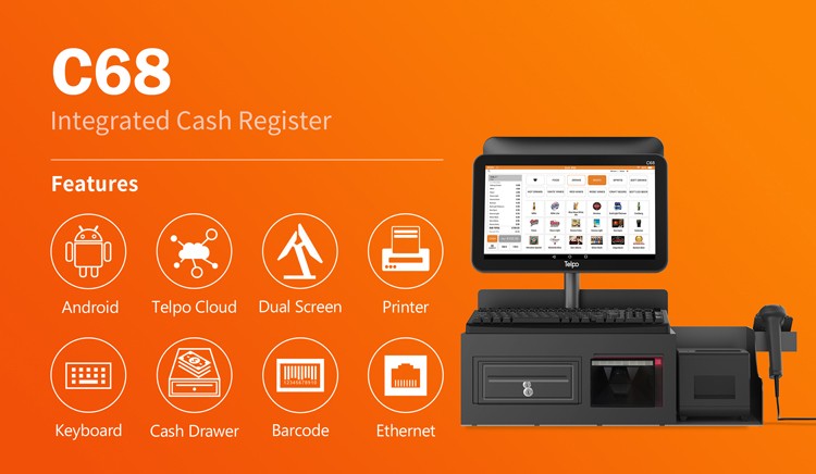 integrated cash register C68