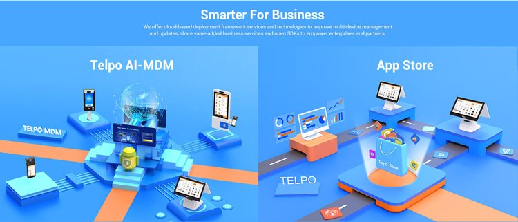 POS card machines Telpo ai mdm