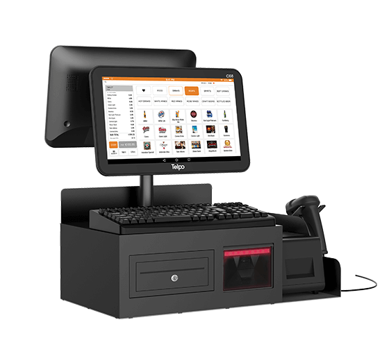 Supermarket Integrated Cash Register with Scanner