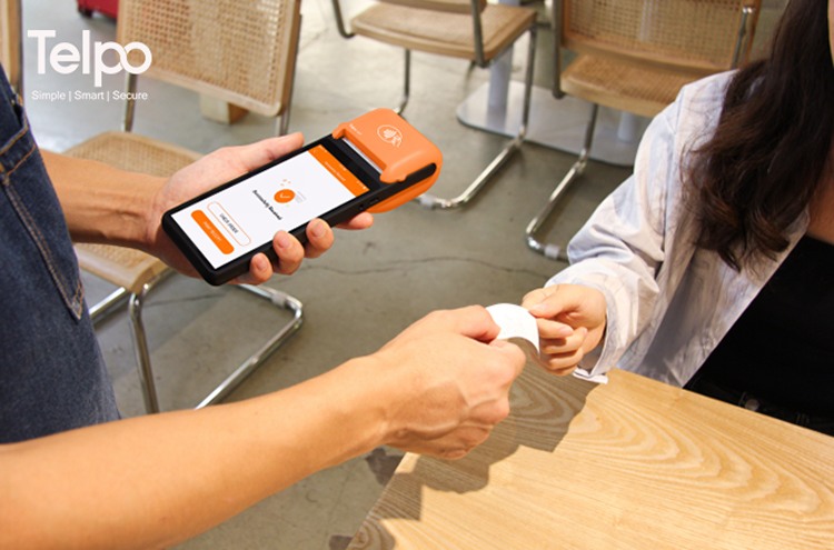 handheld ticketing machine for queue