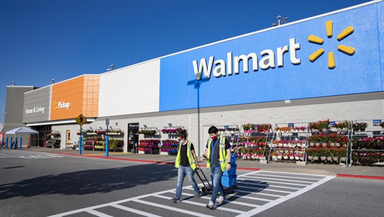 Retrait et livraison des courses chez Walmart 