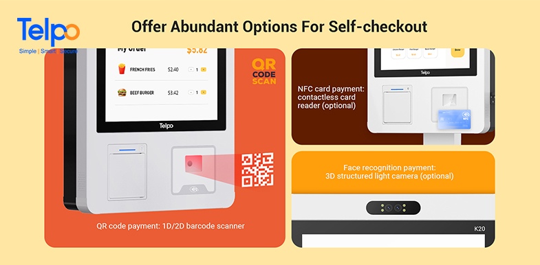 Self ordering kiosk K20