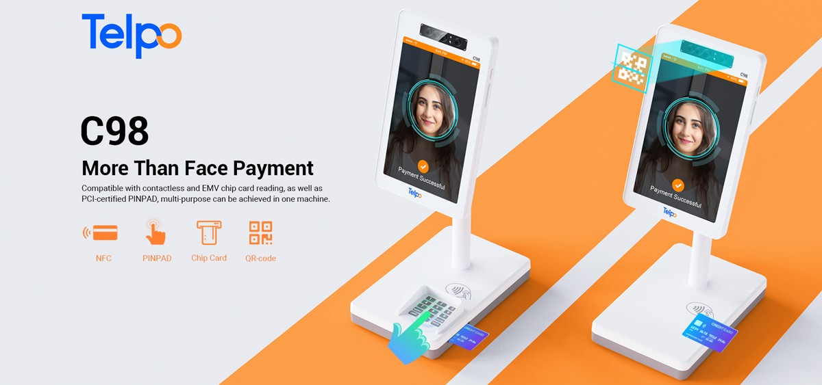 payment terminal with face recognition