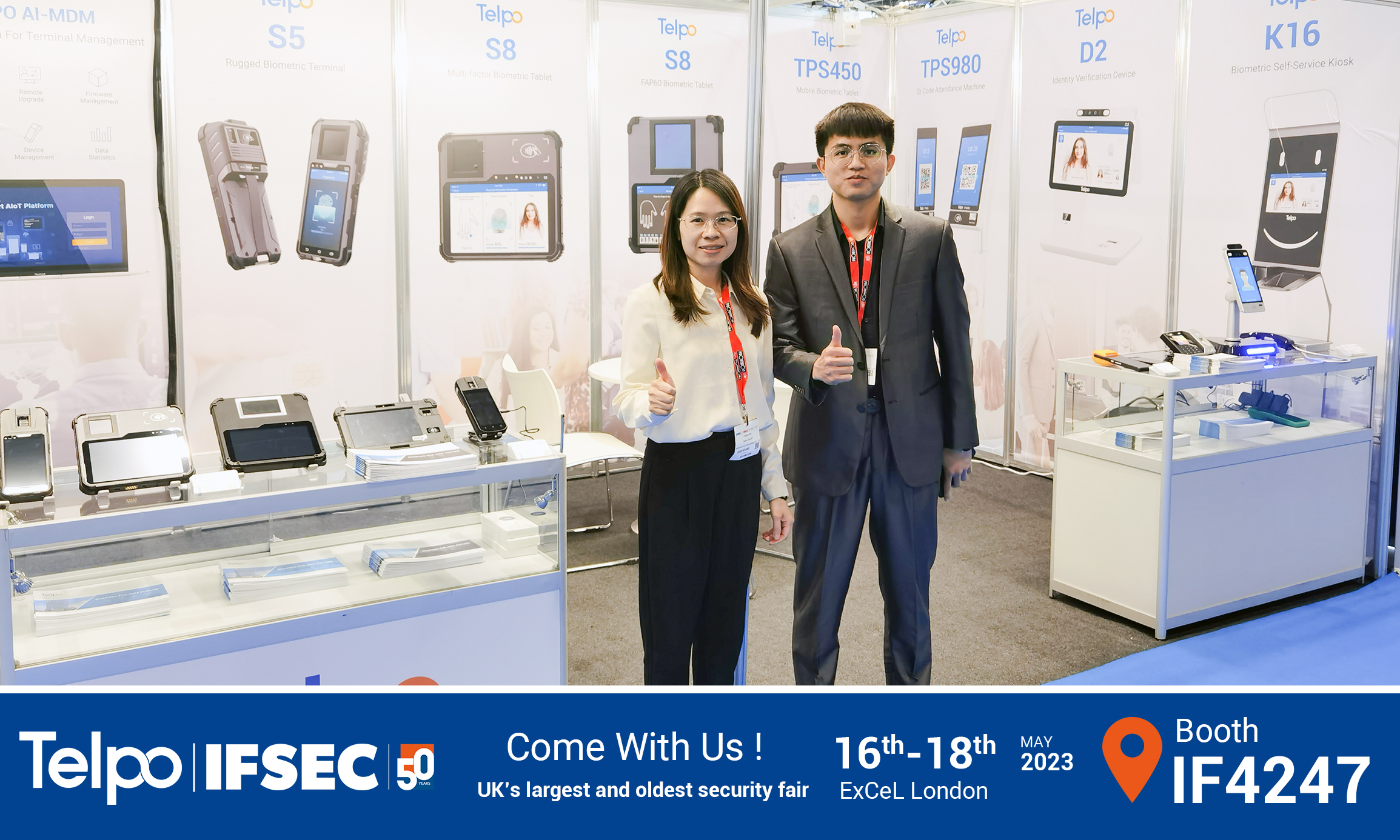 Telpo attends IFSEC Exhibition in London