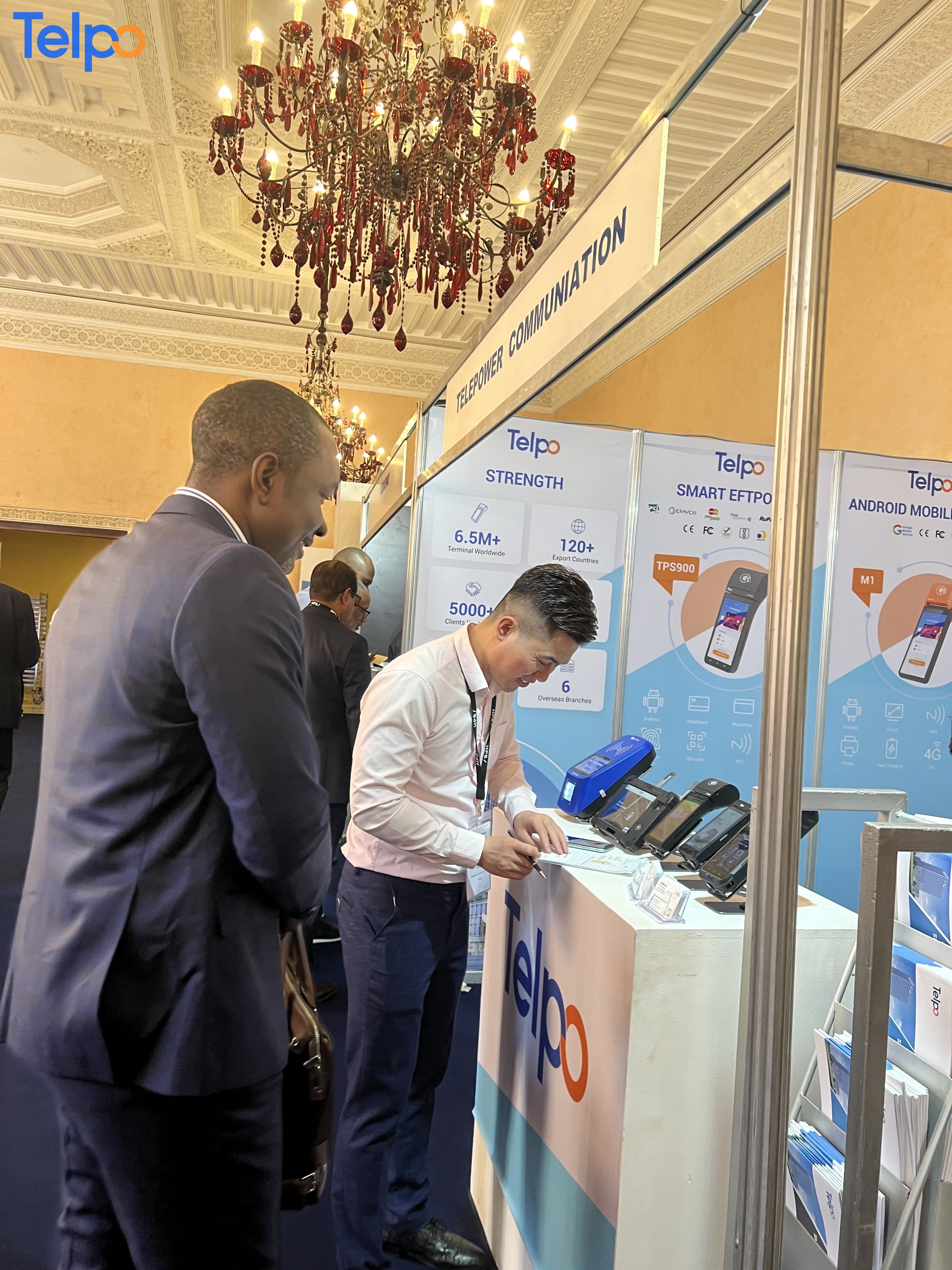 Telpo biometric devices at exhibition