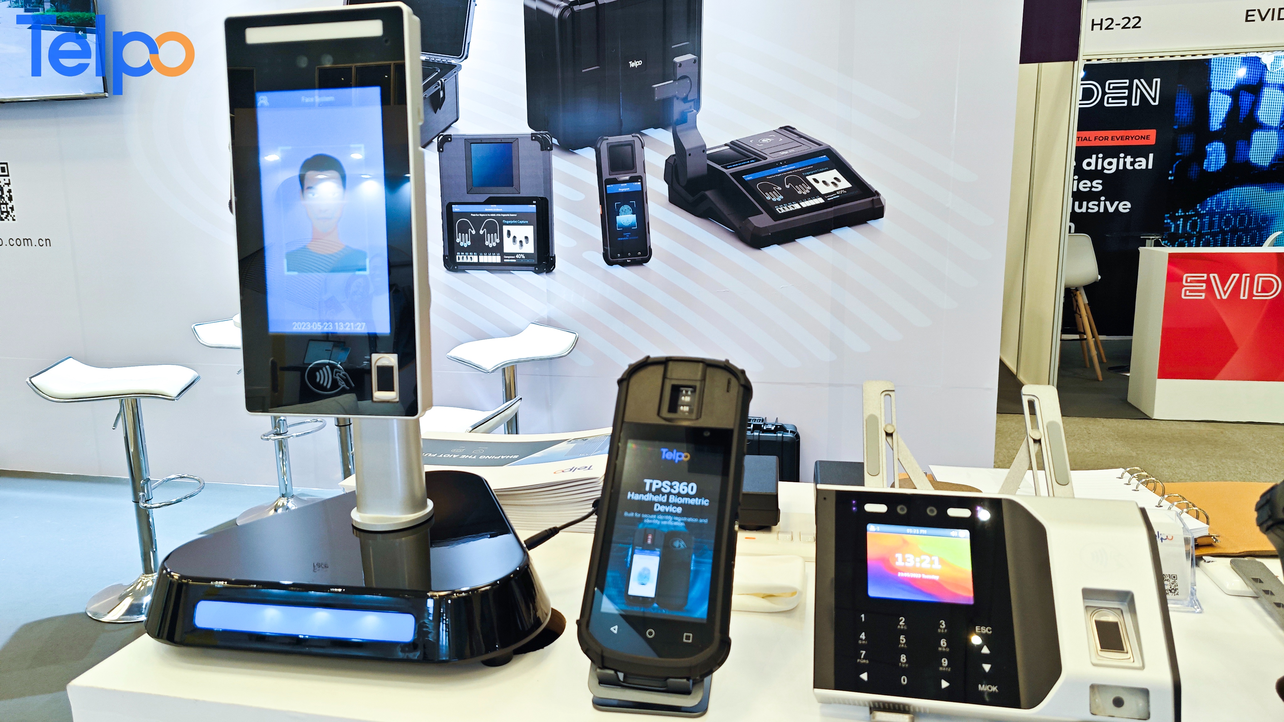 Telpo biometric terminals at ID4 Africa 2023