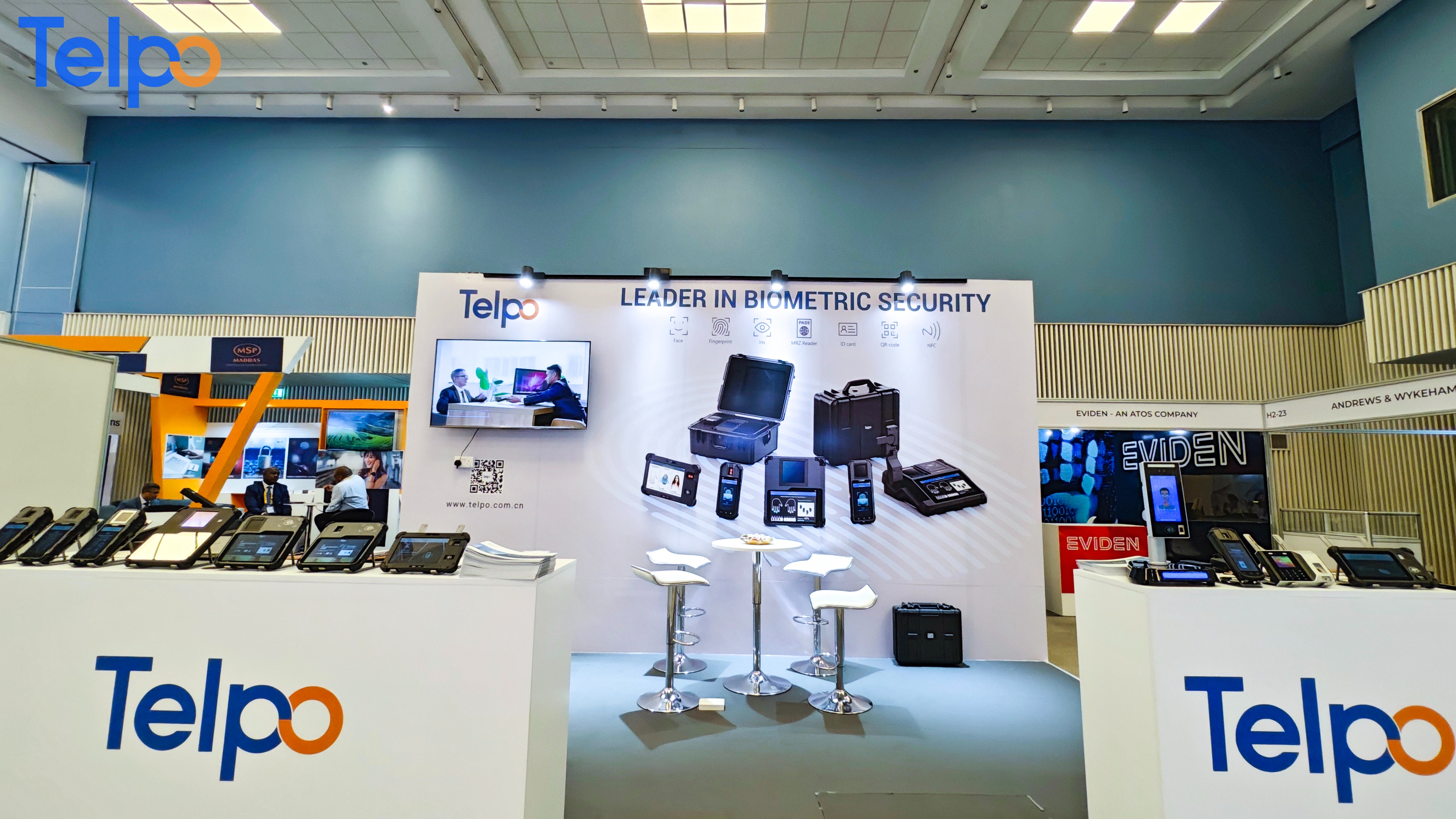 Telpo booth at ID4 Africa 2023