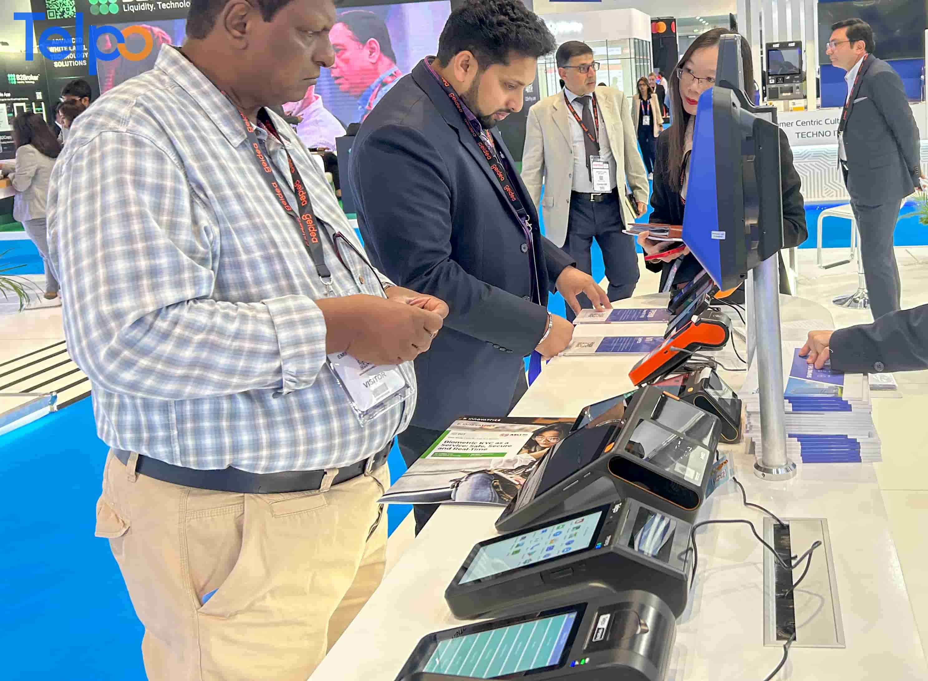 Telpo smart terminals at Seamless Middle East Exhibition