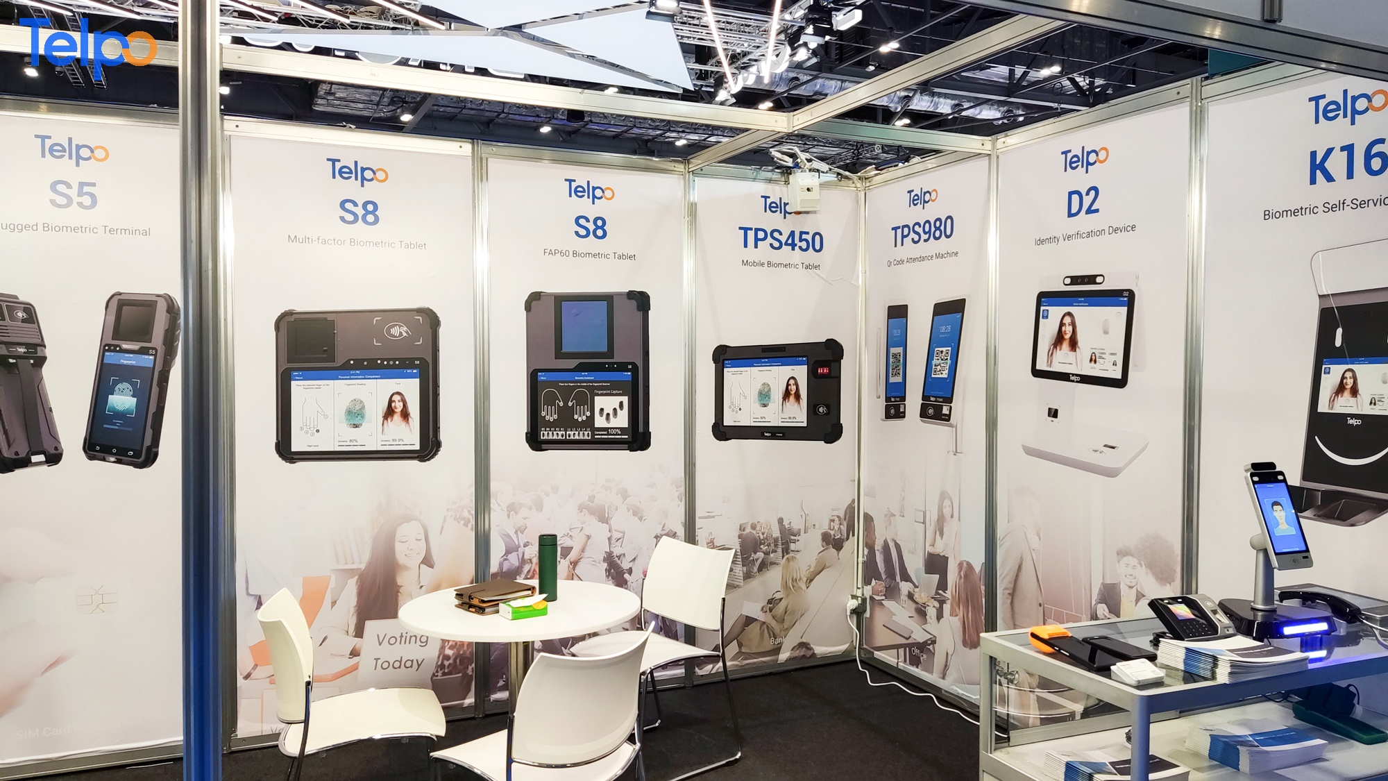 Telpo Booth at IFSEC Exhibition