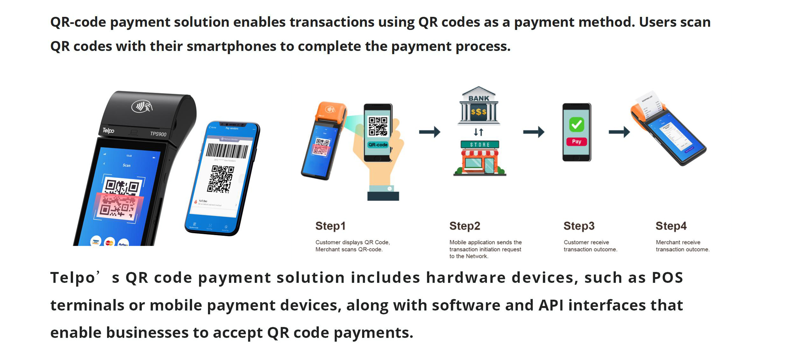 QR-code payment solution
