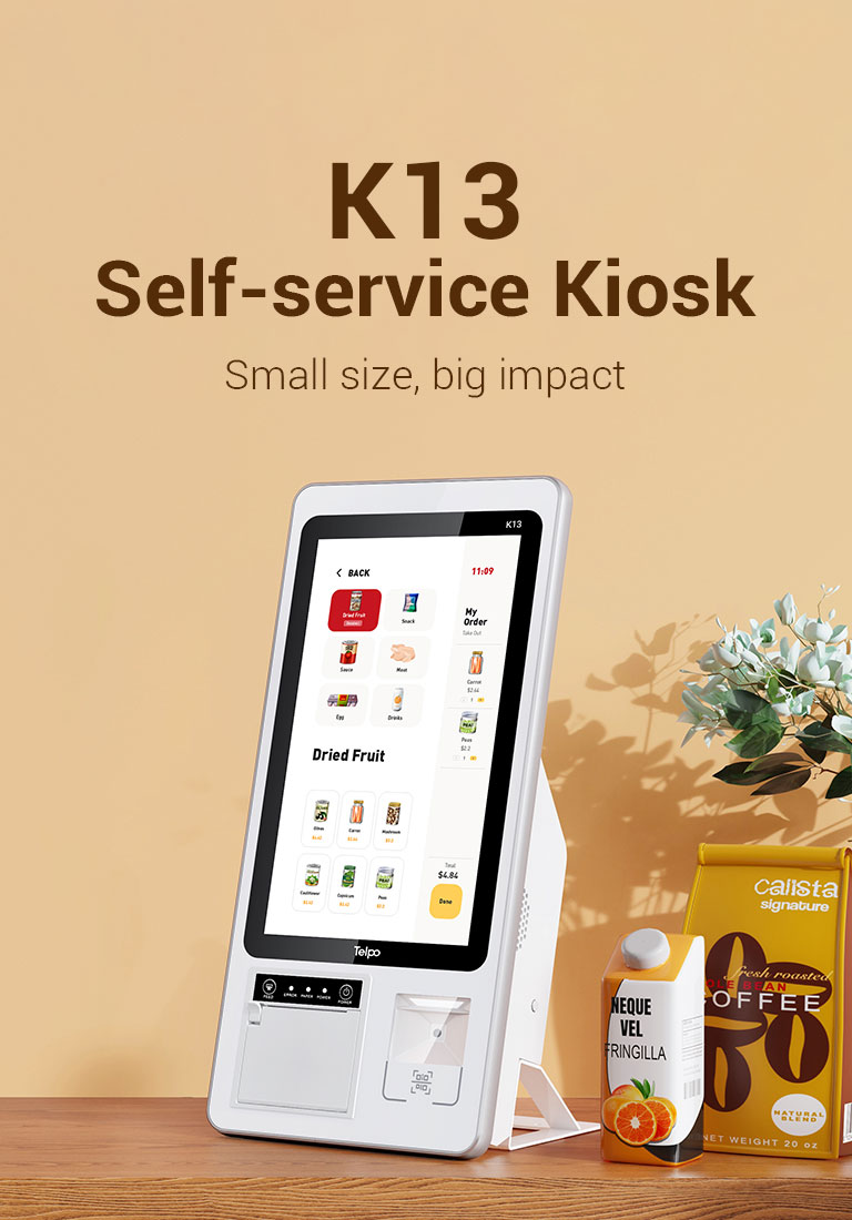 Telpo-K13-Mini Self-service Terminal 