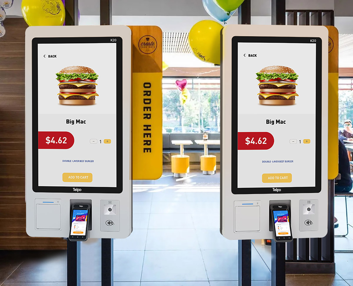 Self-ordering Kiosk, Android Kiosk Self-ordering Kiosk, Android Kiosk