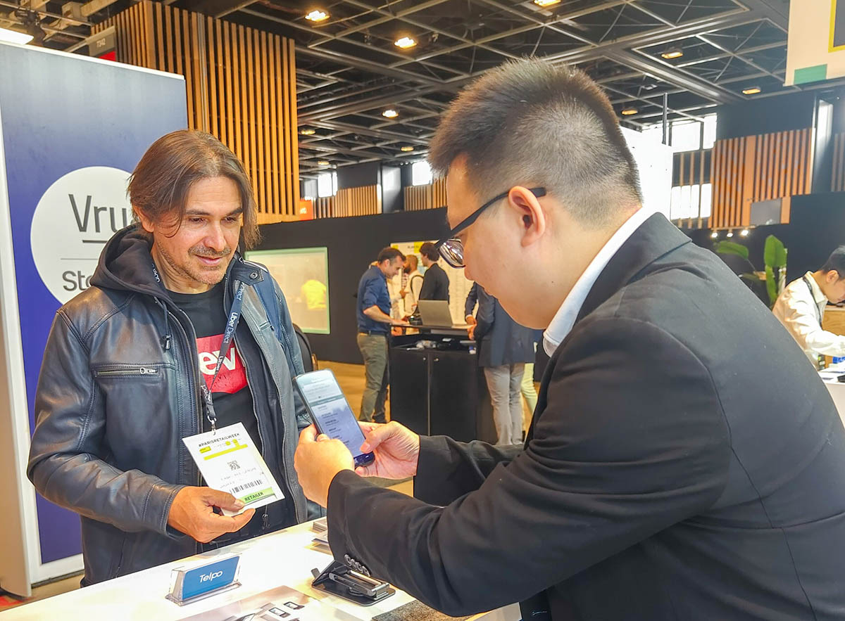 Telpo at Paris Retail Week Exhibition