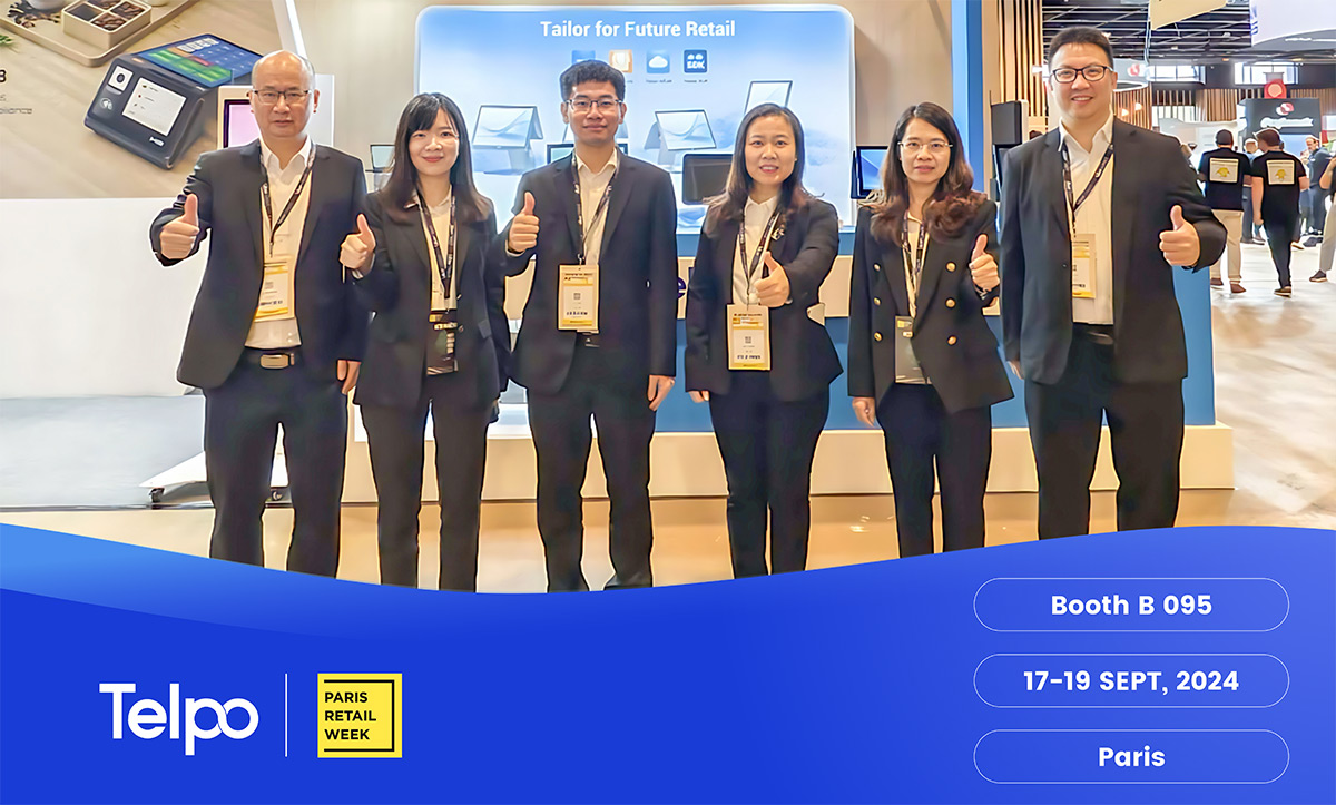 Telpo at Paris Retail Week Exhibition