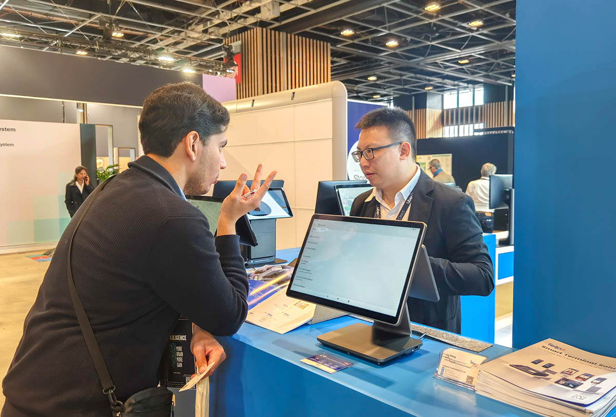 Telpo at Paris Retail Week Exhibition