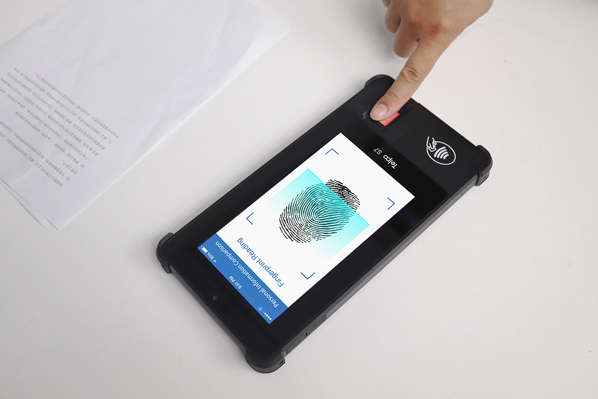 Mobile Biometric Tablet Telpo S7