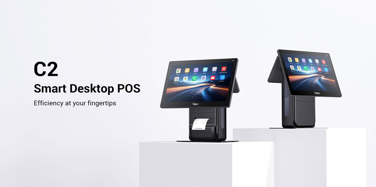 dual screen pos terminal