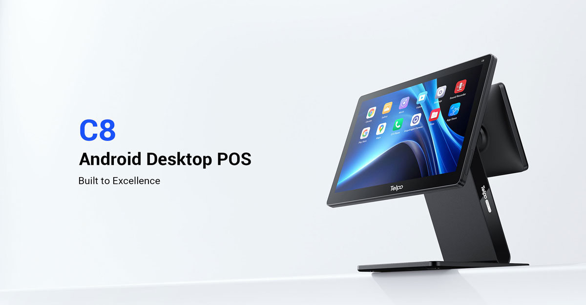 dual screen pos terminal