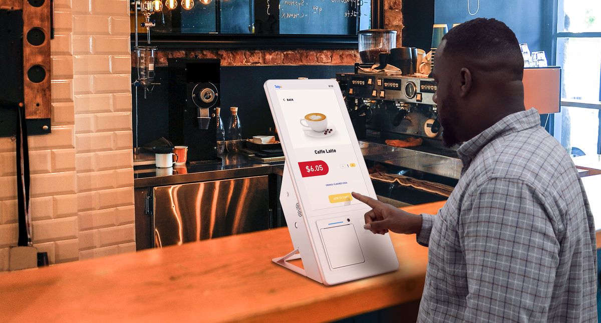 coffee shop self service machine