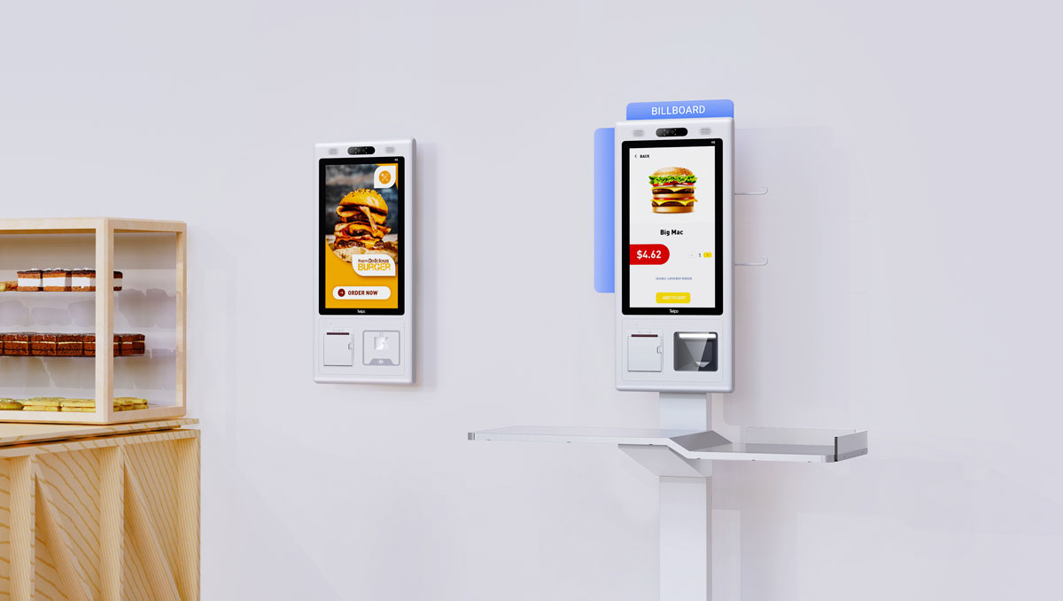 coffee shop self service kiosk