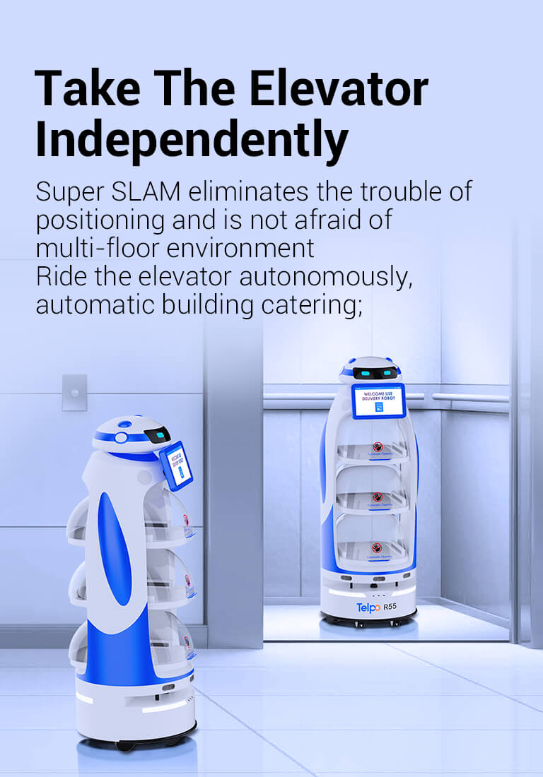 robot R55 food delivery robot