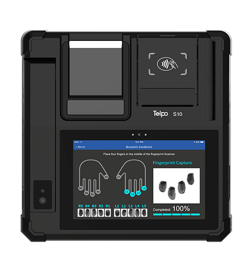 Telpo-S10-biometric scanner terminal