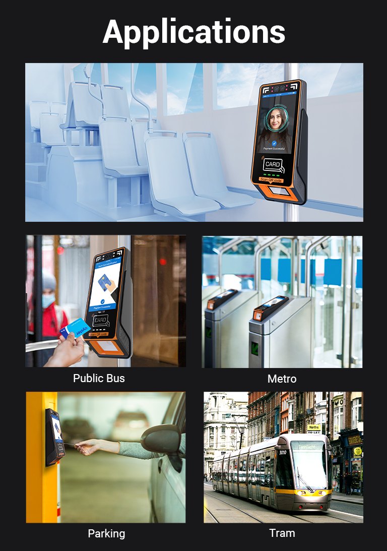  ticket validator in bus, metro station