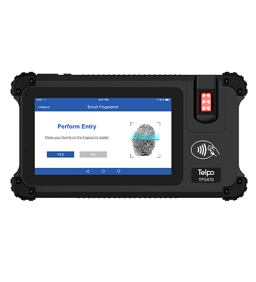 TPS470 handheld biometric tablet