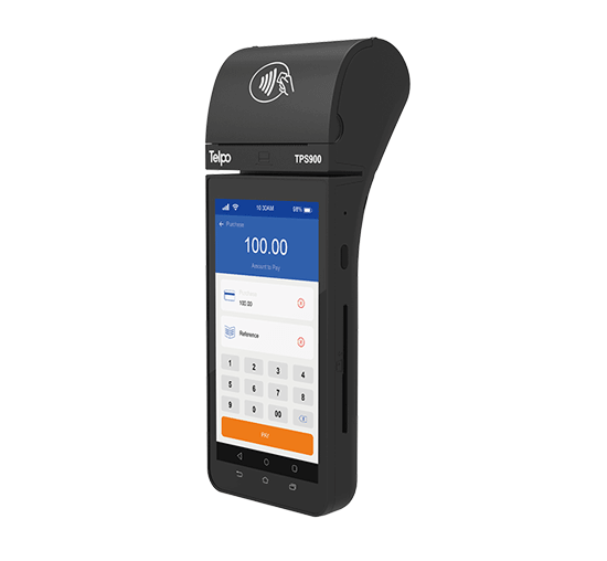 TPS900-Android mobile pos machine