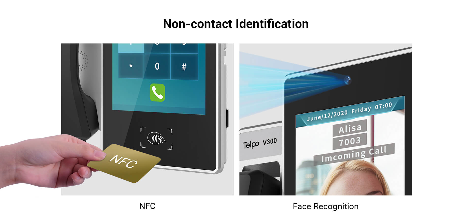 Non-contact Identification door phone intercom 