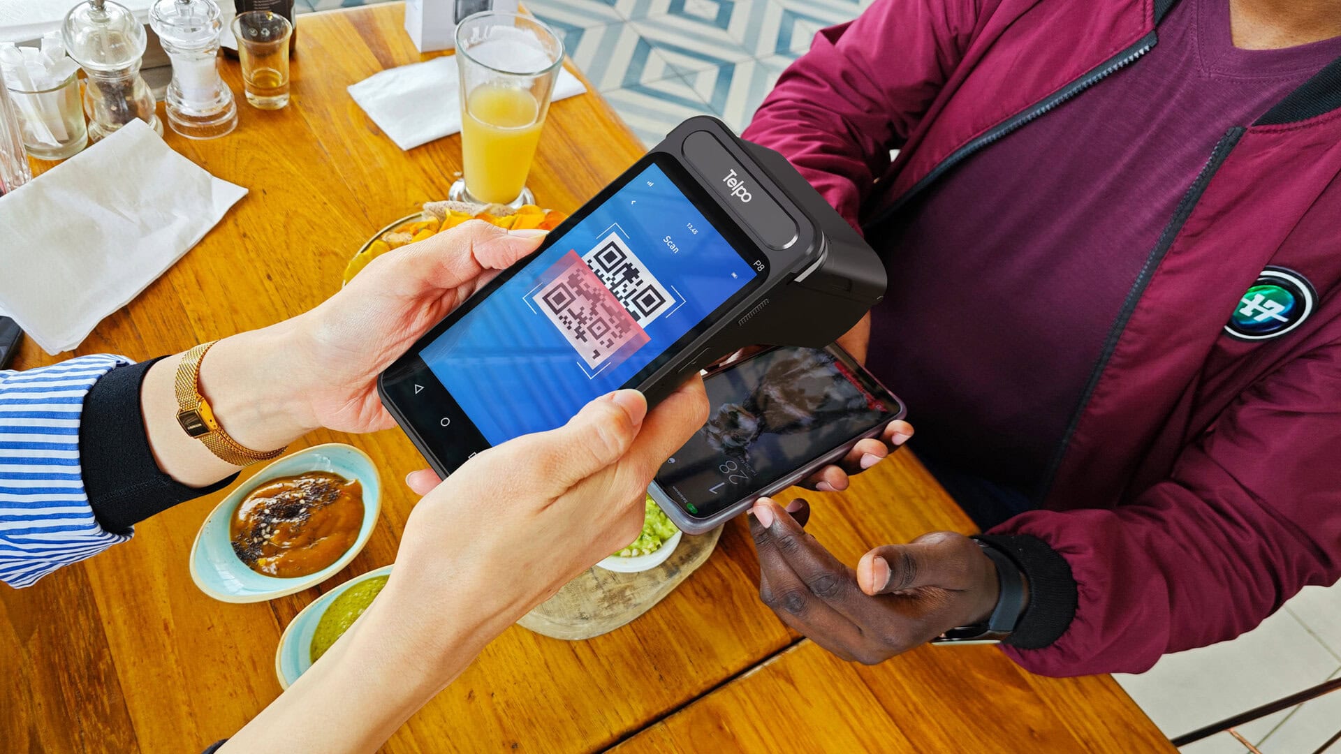 Scan and pay, instant and cashless payments.