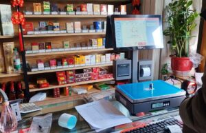 AI checkout scale for weighing system