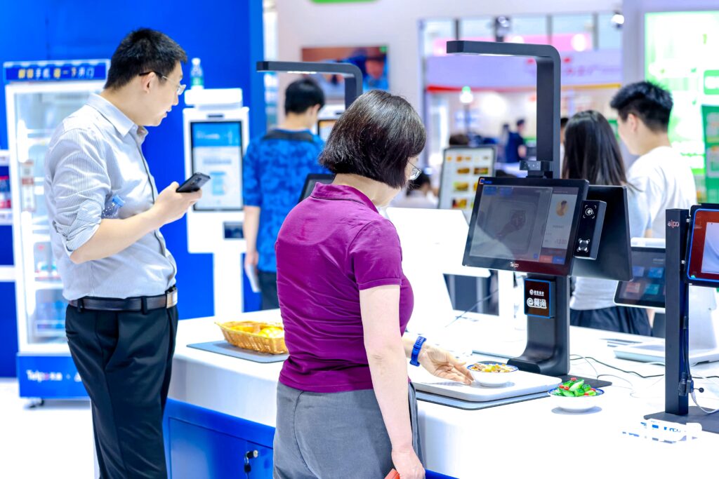 AI Checkout counter terminal