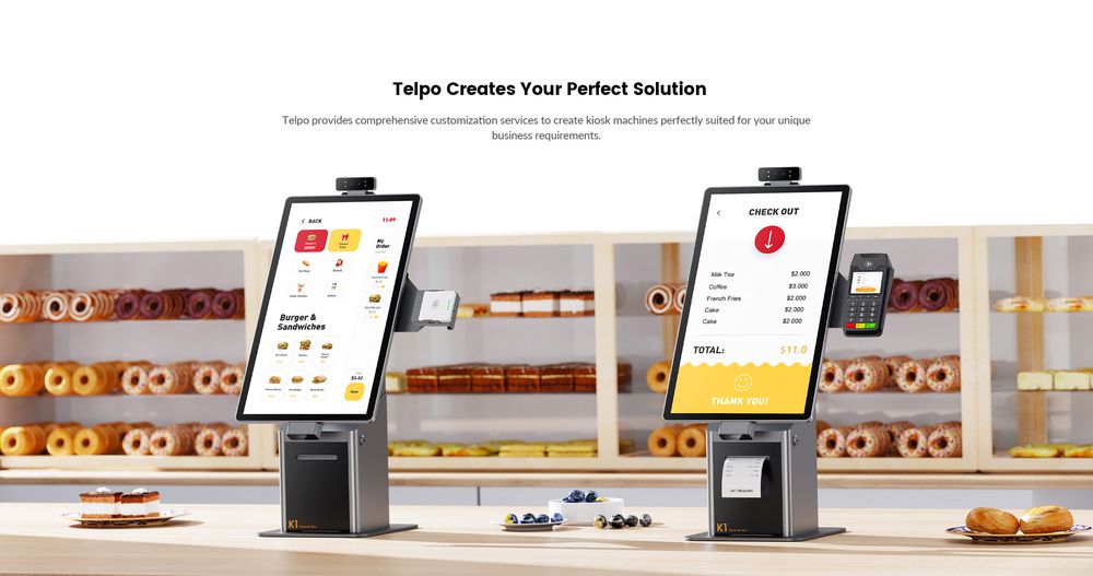 Self-service ordering machine,payment kiosk